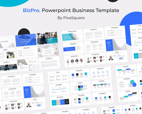 BizPro. Powerpoint Business Template