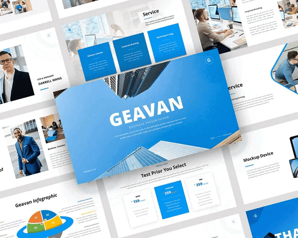 Geavan – Business Presentation PowerPoint Template